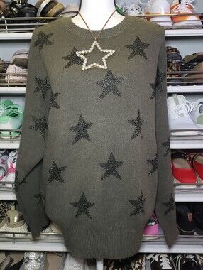 Molly Braken Star Sweater
